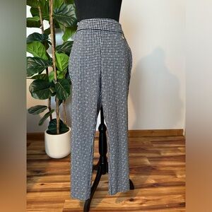 Tommy Hilfiger Black and White Checkered Women's Trousers